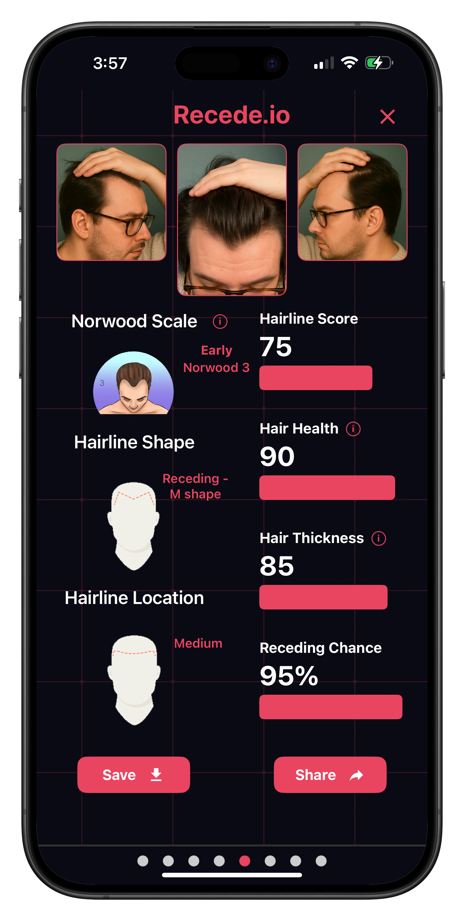Recede.io App Screenshot